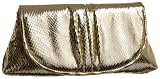 La Regale Faux Snake Clutch