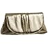 La Regale Faux Snake Clutch