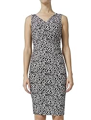 Sleeveless Polyester/Spandex General Print Wrap Stretchy Spring Bodycon Dress 