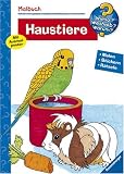 Malbuch Haustiere. Malen, Stickern, Erstes Lernen (Wieso? Weshalb? Warum? Malbuch)
