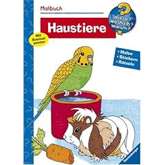 Malbuch Haustiere