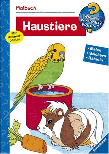 Malbuch Haustiere