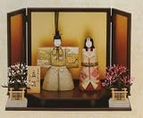 ひな人形 【真多呂】木目込 古今立雛・本金立雛 洛陽立雛セット b155の画像