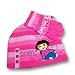 Girl's Nick Jr. Dora the Explorer Striped Knit Hat and Gloves Set (3-6)