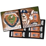 MLB Detroit Tigers Ticket Album Mascot (Holds 96 Tickets)