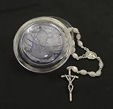 Pack of 4 Faux Mother-of-Pearl Papal Rosaries Pope John Paul II #32126