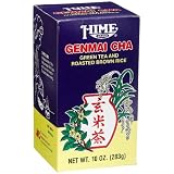 Hime Genmai Cha Green Tea and Roasted Brown Rice 10 Ounce Boxes Pack of 4 by Hime