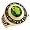 14k Gold august CZ Birthstone 2012 Graduation Mens Ring