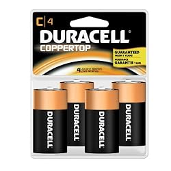 Duracell MN1400B4 C Cell, (4-Pack)