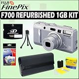 Fujifilm Fuji Finepix F700 (REFURBISHED) 3.1MP Digital Camera + 1GB Accessory Kit by Fuji