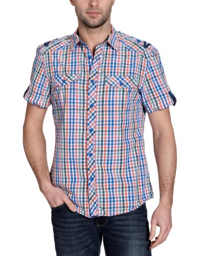 TOM TAILOR Denim Herren Freizeithemd 20171190012/mini block checked shirt, Gr. 52/54 (XXL) Preisvergleich