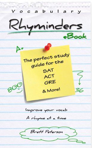 Vocabulary Rhyminders: SAT ACT Study Guide
