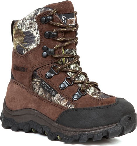 Rocky FQ0003666 Boy's Lynx Brown/MOBU Boot 5.5 M US