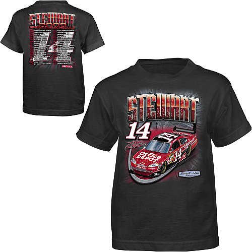 Buy Chase Authentics Tony Stewart Short Sleeve Schedule Tee Youth (8-20) by Chase Authentics