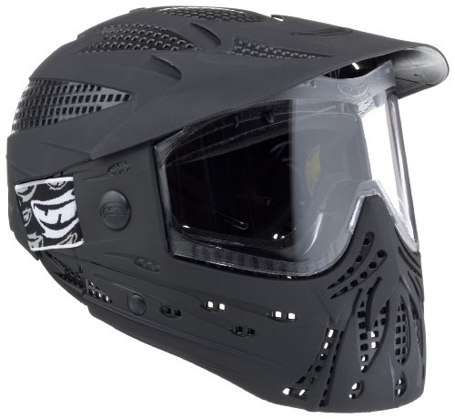 JT Carnivore QLS Paintball Mask Full Headshield - Black