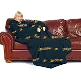 Anaheim Ducks Nhl Adult Comfy Throw Blanket W/ Sleeves