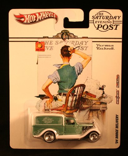 Hot Wheels The Saturday Evening Post '34 Dodge Delivery Green/White