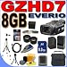 JVC Everio GZ-HD7 60GB Hard Drive HDD 3CCD Camcorder with 10x Optical Zoom PLUS 8GB SDHC Memory Card - Extra Rechargeable Battery - Rapid External Charger - 3 Piece Filter Kit - 0.45x Wide Angle & 2x Telephoto Lenses - Full Size Tripod - GZHD7 BigVALUEInc Accessory Saver Bundle + MORE