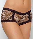 Hanky Panky : Hanky Panky Cheetah Signature Lace Ruched Boyshorts Panty