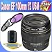 Canon EF 100mm f/2 USM Telephoto Lens for Canon SLR Cameras + 3 Piece 58mm Professional Filter Kit + Lens & Camera Cleaning Kit!!