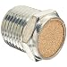 Parker 047080008 Sintered Bronze Breather Vent, 1/2" NPT Male, 0.88" Length, 150 psi