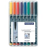 Staedtler lumocolor perm Fine 8-clr st 318wp8 (031901323691)
