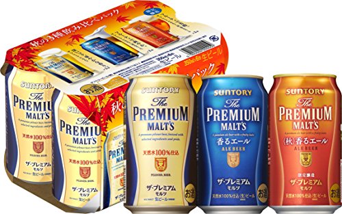 サントリー ザ・プレミアム・モルツ 秋の3種飲み比べセット 350ml×24本 サントリー ザ・プレミアム・モルツ 秋の3種飲み比べセット 350ml×24本