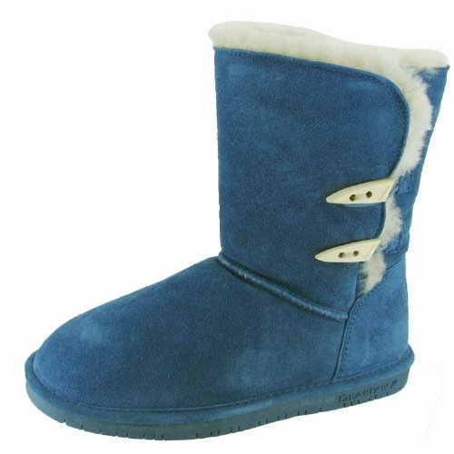 BEARPAW Women's Abigial Boot,Winterblue,7 M US