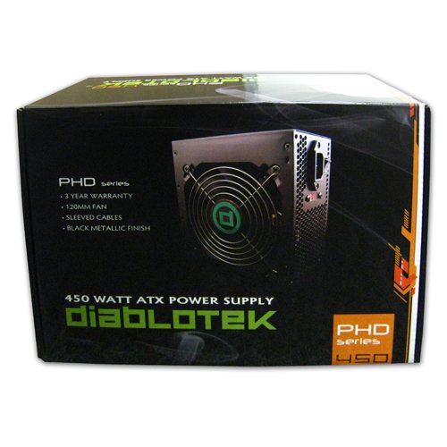 Diablotek 450-Watt ATX Power Supply PHD450