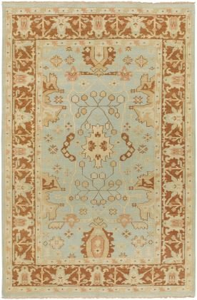 Surya AIN1003-5686 Pale Blue Ainsley Collection Rug - 5 Ft 6 Inches x 8 Ft 6 Inches