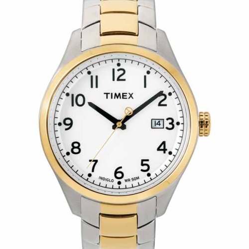 Timex Men's T2M463 T Series Two-Tone Stainless Steel Bracelet Watch