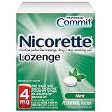 Nicorette Lozenge Mint , 4 mg, 72-Count ~ Commit