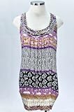 Guess Jet Black Multi Sequin Sleeveless Racerback Dress