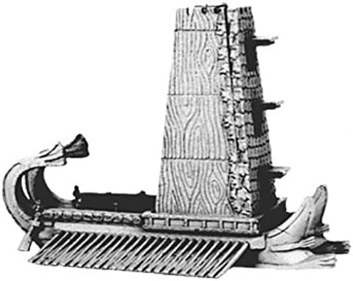 Xyston 15mm: Hellenistic Siege Quinquereme w/ Towers, Bolt, & Stone Throwers