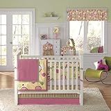 Bananafish Bubble Gum 4 Piece Crib Bedding Set