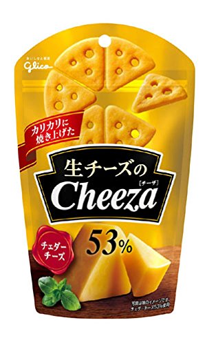 江崎グリコ 生チーズのチーザ チェダーチーズ 40g×10個