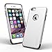 iPhone 6 Plus Case, Caseology [Sleek Armor Series] Slim Fitted Hard Exterior [Silver] [Metallic Shell] for Apple iPhone 6 Plus & iPhone 6S Plus