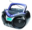 CMX CRC 7360 Radio Stereo  (LC-Display, Lettore MP3-CD-, 80 Watt PMPO, USB 2.0), colore: Nero/Blu [Importato da Germania]