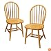 Winsome Wood Windsor Chair, Natural, Set of 2