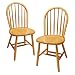 Winsome Wood Windsor Chair, Natural, Set of 2