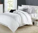 UPC 840444100115 product image for Chic home Grace 12-Piece Comforter Set, White Queen | upcitemdb.com