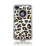 Cheetah w. Bling Style #004 Hard Plastic Case for Iphone 4 & 4s