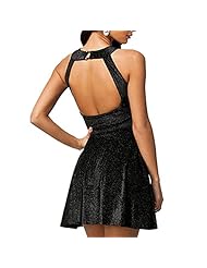 Girls Sexy Polyester/Spandex/Velvet Skater Dress 