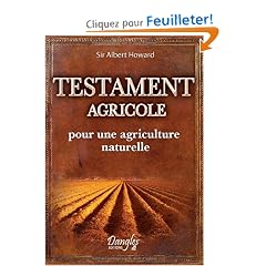 Testament agricole - pour une agriculture naturelle