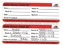 Shoe ID Stickers - My Precious Kid - Child ID Product