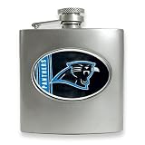 Review Quality Gold  / Carolina Panthers Stainless Steel Hip Flask