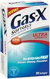 Gas-x Ultra Strength Softgels, 50-Count Boxes