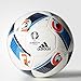 adidas Performance Euro 16 Mini Soccer Ball, White/Bright Blue/Night Indigo, 1