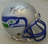Steve Largent Autographed Seattle Seahawks mini helmet w/"HOF 95" at Amazon.com