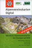  : Alpenvereinskarten Digital, 1 DVD-ROM S&auml;mtliche Alpenvereinskarten der Ostalpen auf DVD. Wanderwege/Skitouren, Namensuche, H&ouml;henprofile. ion. F&uuml;r Windows ab 98 SE (2D) bzw. XP (3D). GPS- u. PDA-taugl.